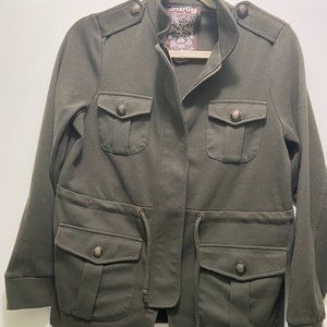 Starling women's hunter green military jacket